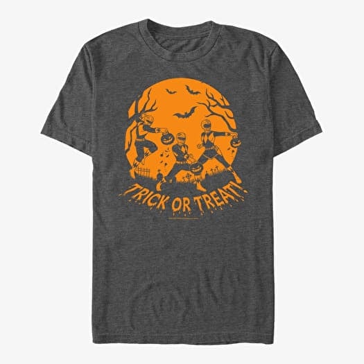 T-särk Merch Hasbro Vault Power Rangers - Trick Or Ranger Unisex T-Shirt Dark Heather Grey