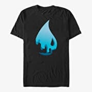 Merch Magic: The Gathering - Blue Mana Symbol Unisex T-Shirt Black