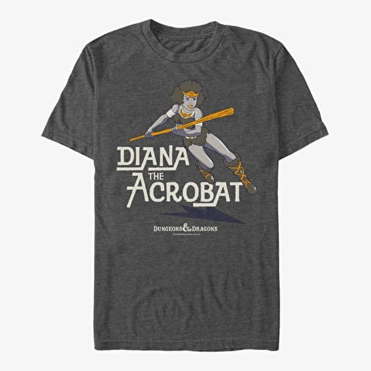 Μπλουζάκι Merch Dungeons & Dragons - Diana Acrobat Unisex T-Shirt Dark Heather Grey