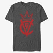 Merch Disney Classics DNCA - Cruella Emblem Unisex T-Shirt Dark Heather Grey
