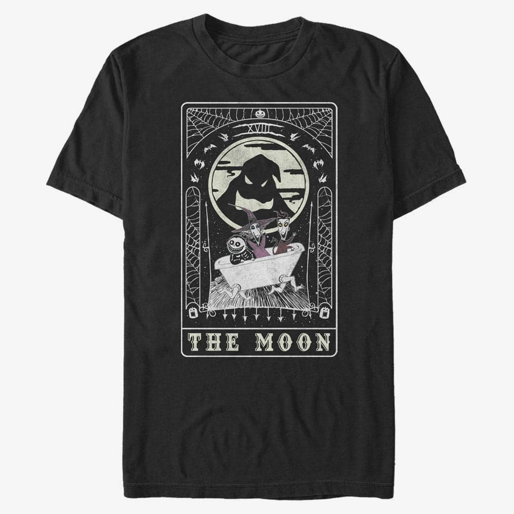 majice kratkih rukava Merch Disney Classics Nightmare Before Christmas - THE MOON Unisex T-Shirt Black