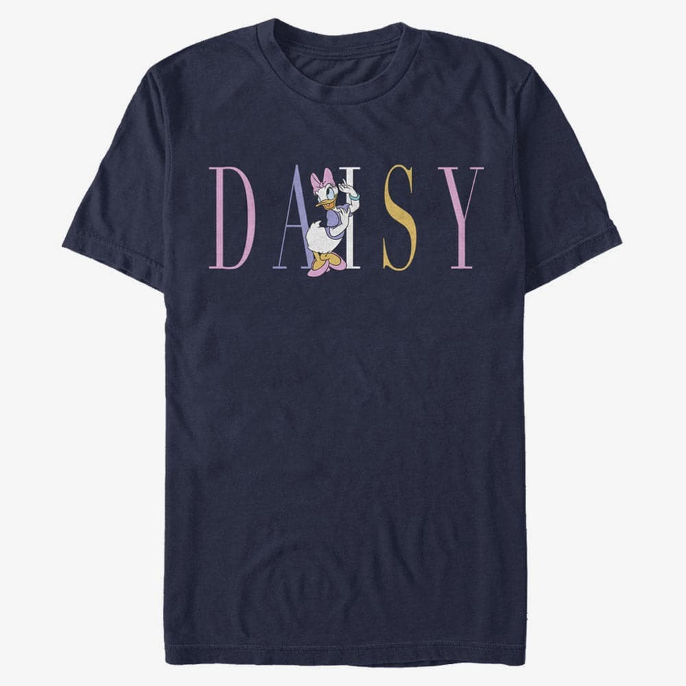 majice kratkih rukava Merch Disney Classics Mickey Classic - Daisy Fashion Unisex T-Shirt Navy Blue