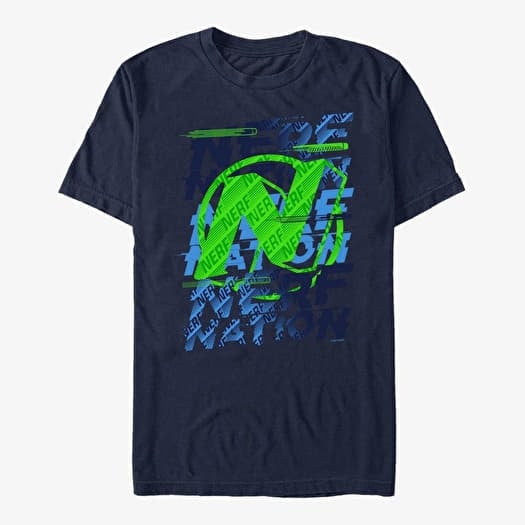 T-shirt Merch Hasbro Vault Nerf - Nerf Nation Pile Unisex T-Shirt Navy Blue