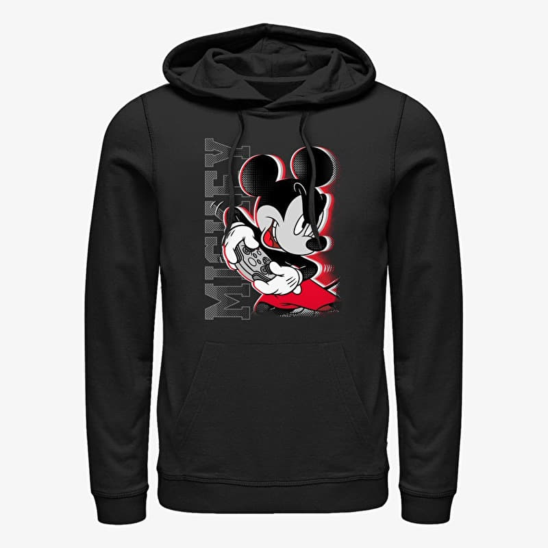 Sweatshirt Merch Disney Classics Mickey Mouse - Mickey Gamer Unisex Hoodie Black