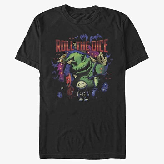 T-shirt Merch Disney Classics Nightmare Before Christmas - Oogie Dice Unisex T-Shirt Black