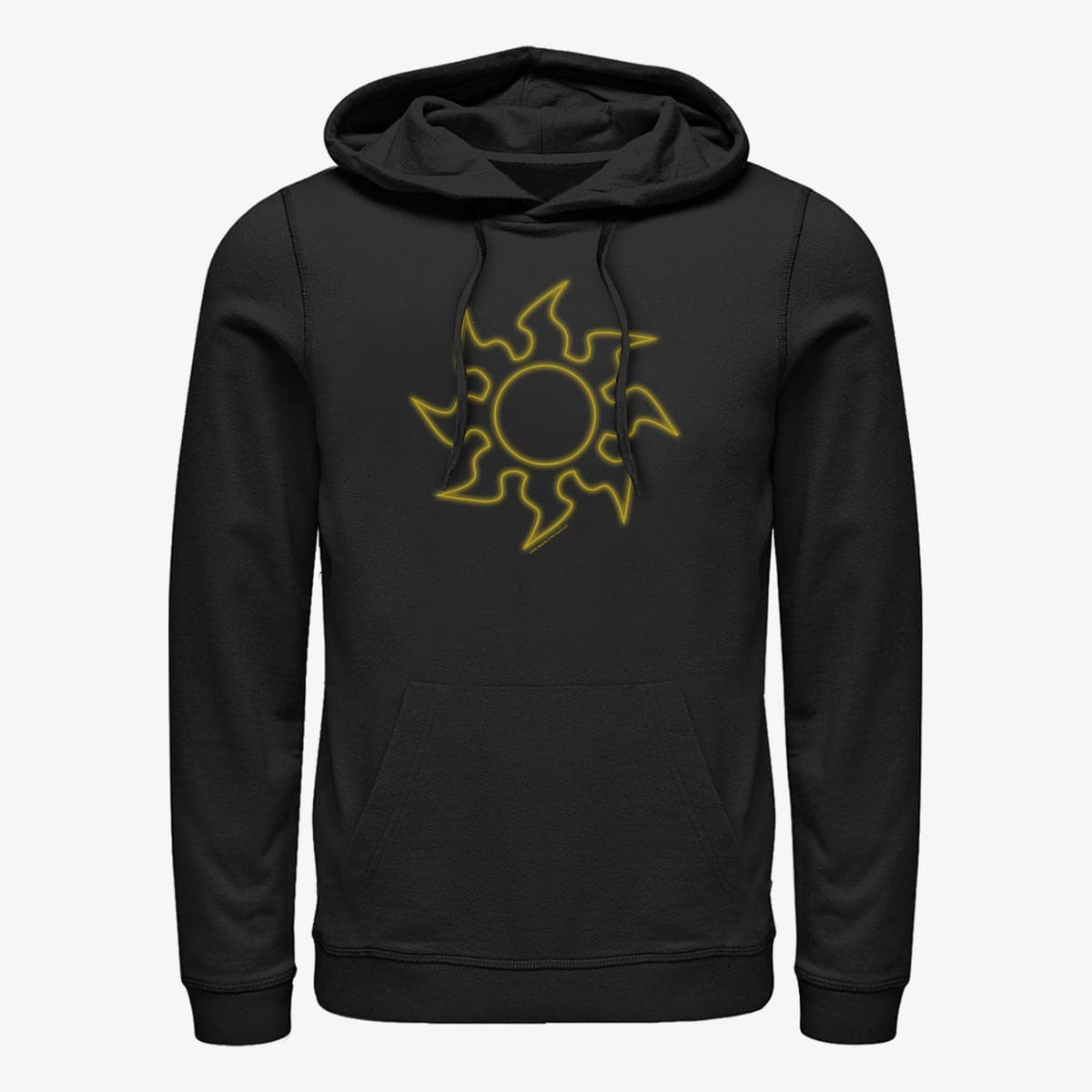 Толстовки та реглани Merch Magic: The Gathering - White Mana Emblem Unisex Hoodie Black