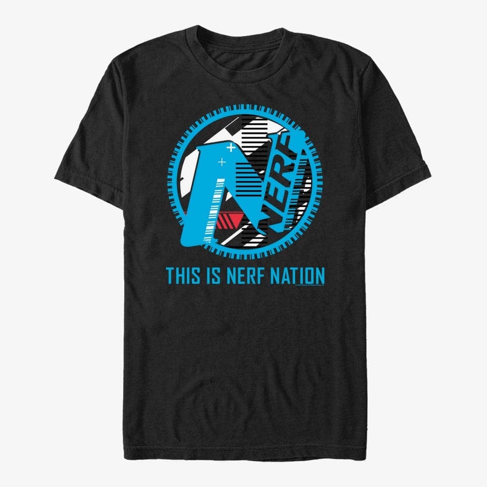 T-Shirts Merch Hasbro Vault Nerf - Iconic Construct Unisex T-Shirt Black