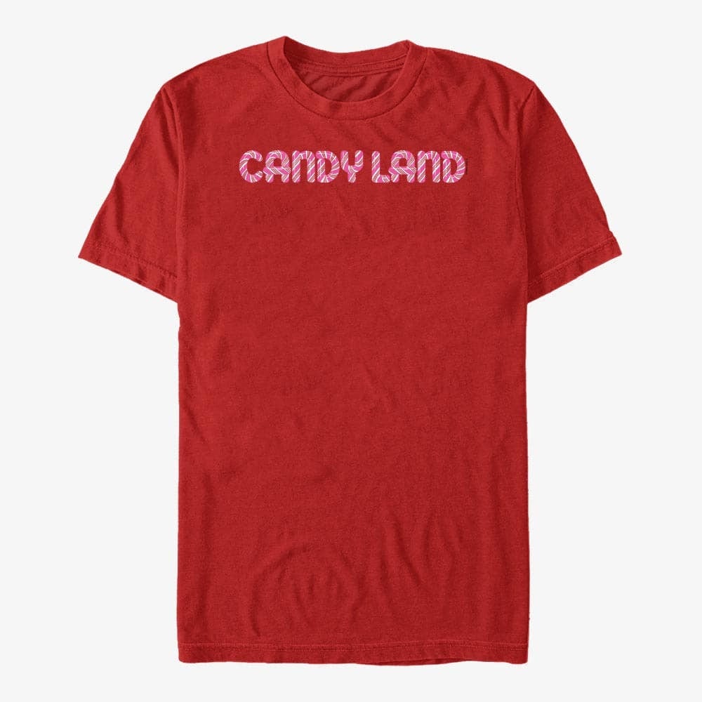 T-Shirts Merch Hasbro Vault Candy Land - CANDY LAND LOGO Unisex T-Shirt Red