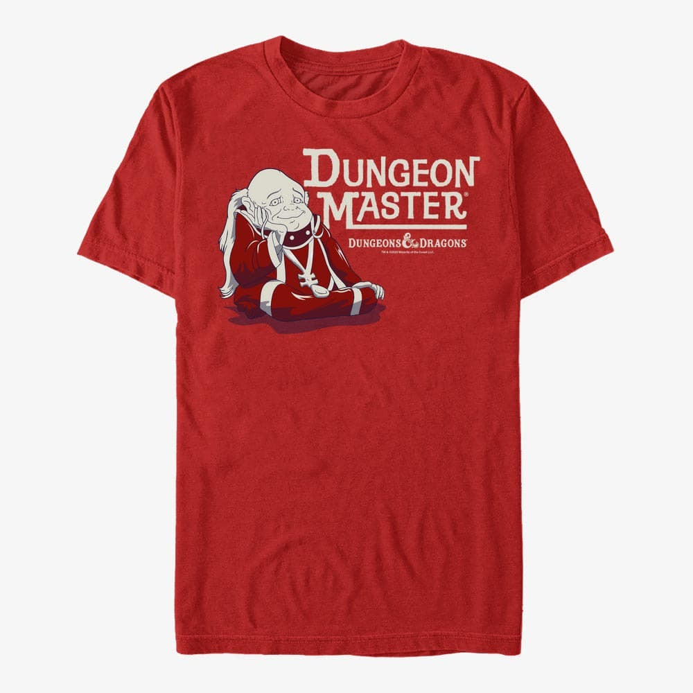 T-Shirts Merch Dungeons & Dragons - Dungeon Master Unisex T-Shirt Red