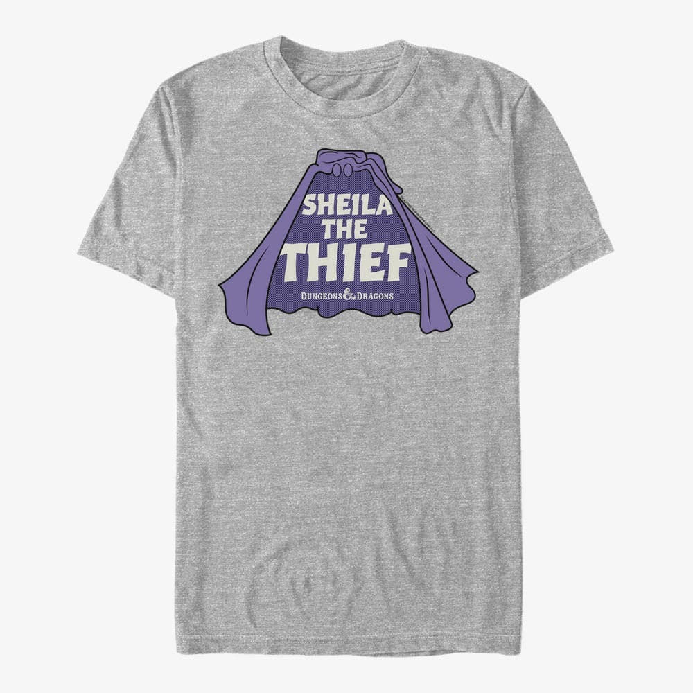 T-paidat Merch Dungeons & Dragons - Sheila The Thief Unisex T-Shirt Heather Grey