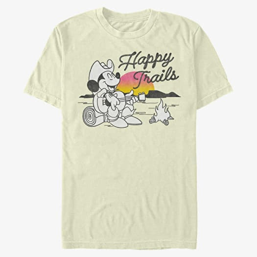 T-shirt Merch Disney Classics Mickey & Friends - Happy Trails Unisex T-Shirt Natural