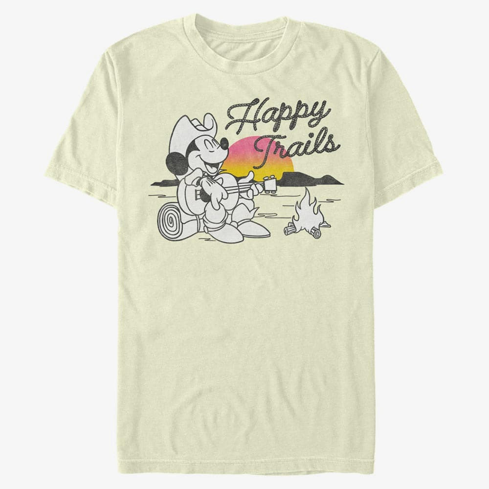 T-Shirts Merch Disney Classics Mickey & Friends - Happy Trails Unisex T-Shirt Natural
