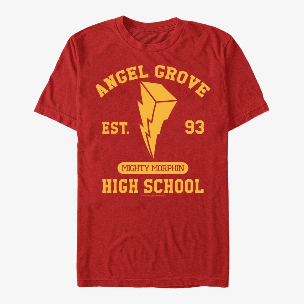 Koszulki Merch Hasbro Vault Power Rangers - Angel Grove Unisex T-Shirt Red