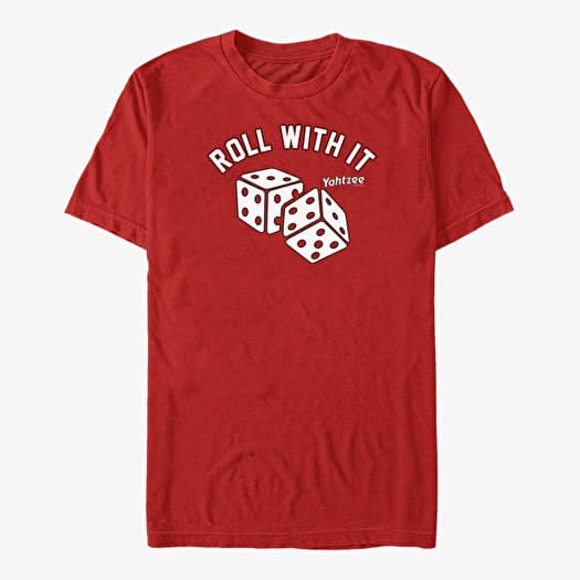 Majica Merch Hasbro Vault Yahtzee - Just Roll Unisex T-Shirt Red