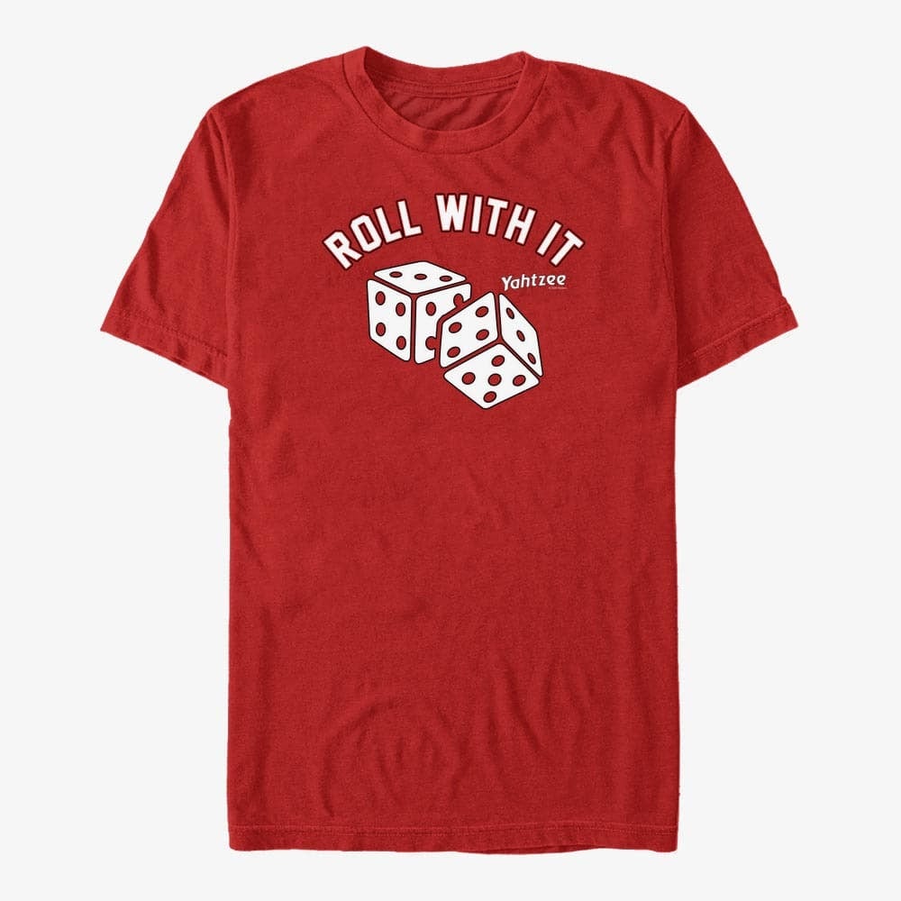 Trička Merch Hasbro Vault Yahtzee - Just Roll Unisex T-Shirt Red