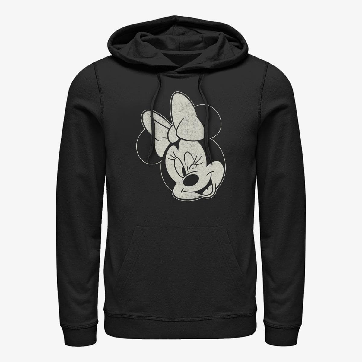 Sweaters Merch Disney Classics Mickey Classic - Minnie Wink Unisex Hoodie Black