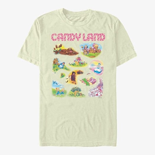 T-shirt Merch Hasbro Vault Candy Land - Candyland Locale Unisex T-Shirt Natural
