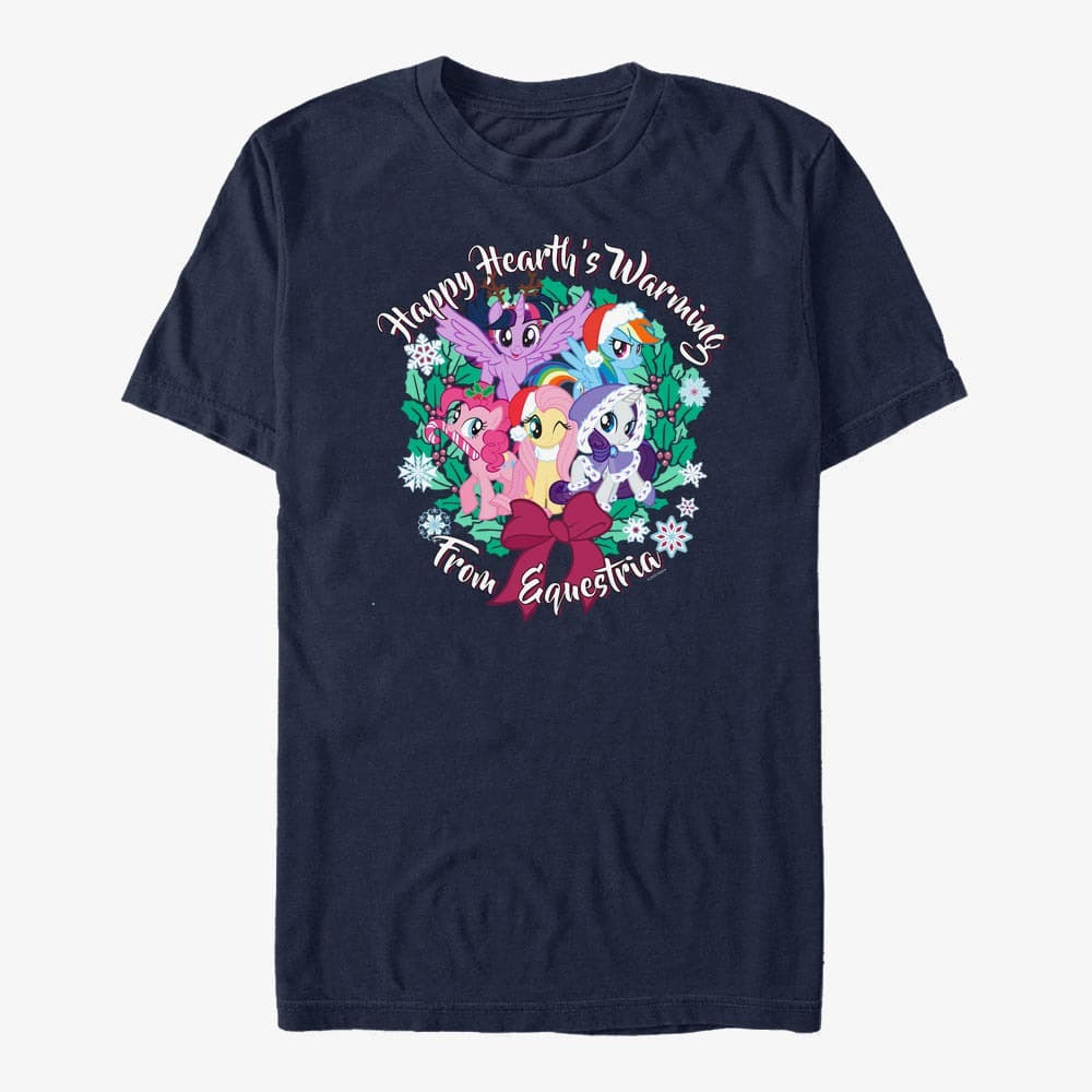 T-shirts Merch Hasbro Vault My Little Pony - Happy Hearth's Warming Unisex T-Shirt Navy Blue
