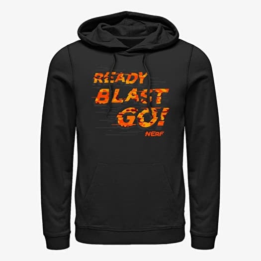Majica Merch Hasbro Vault Nerf - Ready Blast Go Unisex Hoodie Black