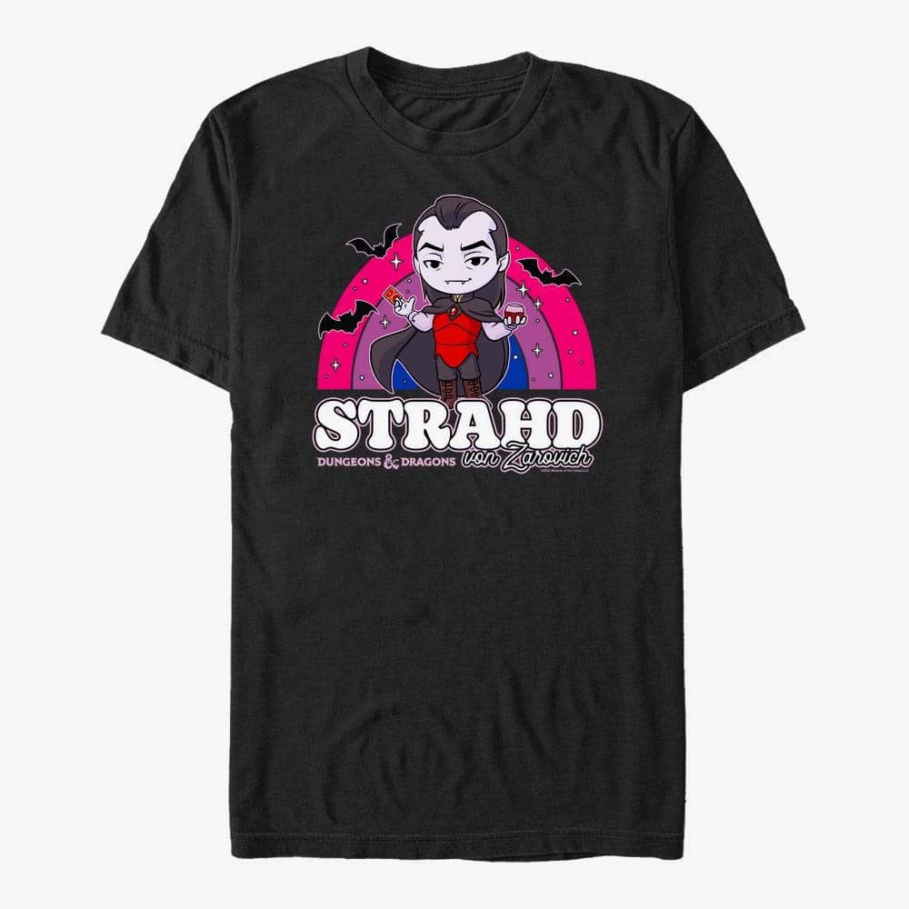 Magliette Merch Dungeons & Dragons - Strahd Chibi Unisex T-Shirt Black