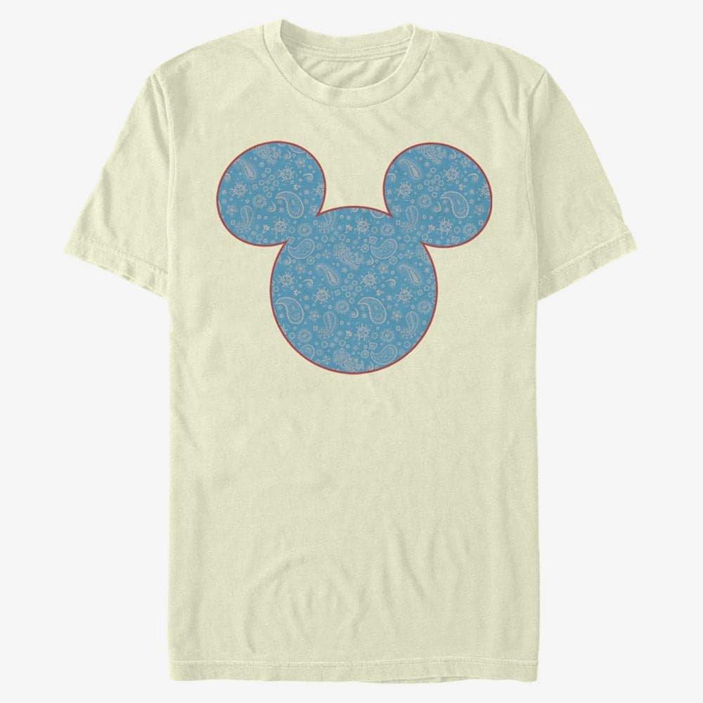 T-shirts Merch Disney Classics Mickey Classic - Mickey Americana Paisley Unisex T-Shirt Natural