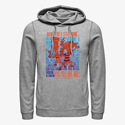 Sweatshirt Merch Disney Classics Phineas And Ferb - A Little Young Unisex Hoodie Heather Grey