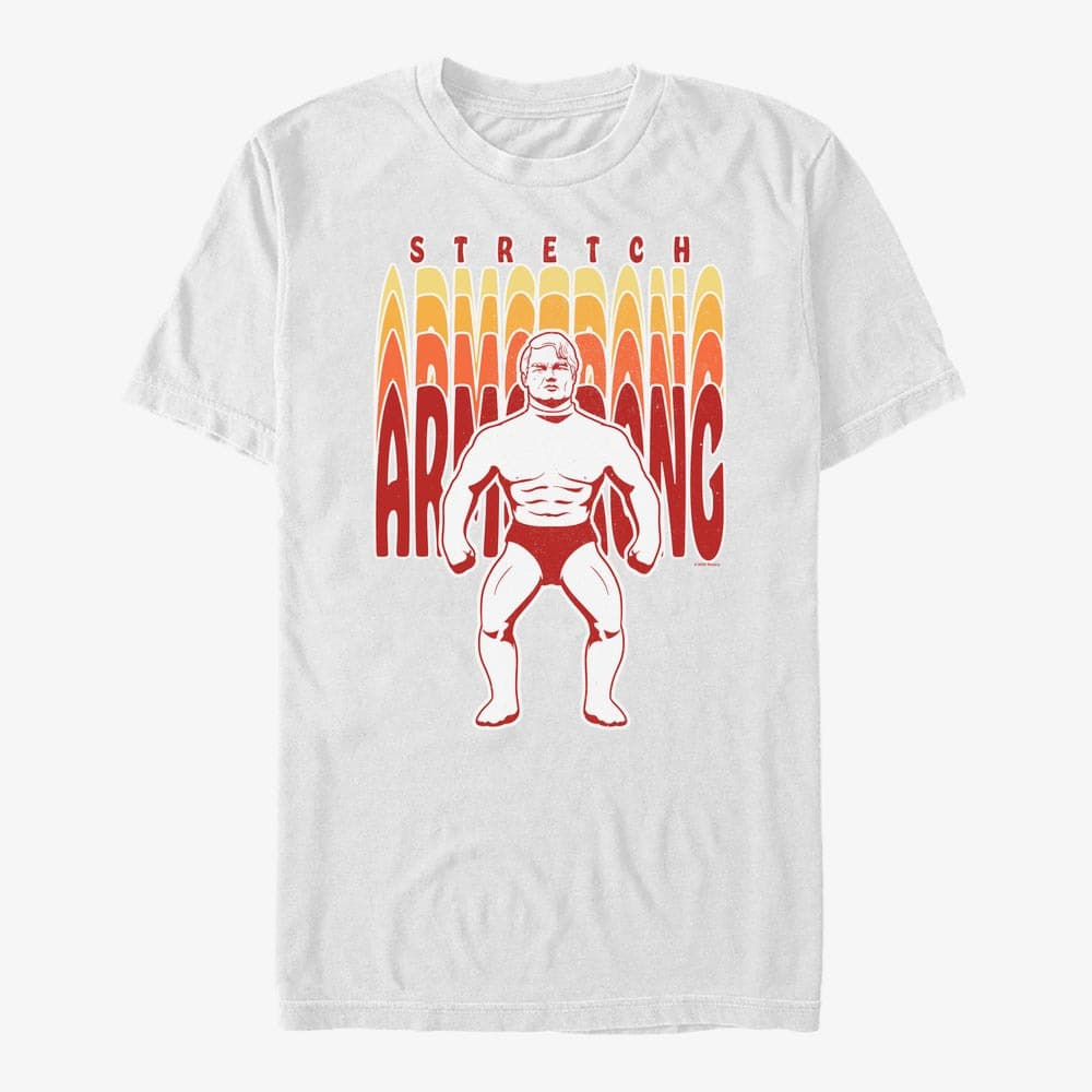 T-paidat Merch Hasbro Stretch Armstrong - Orange Armstrong Unisex T-Shirt White