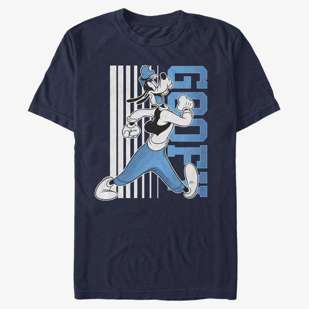 T-Shirts Merch Disney Classics Mickey Classic - Goofy Walks Unisex T-Shirt Navy Blue