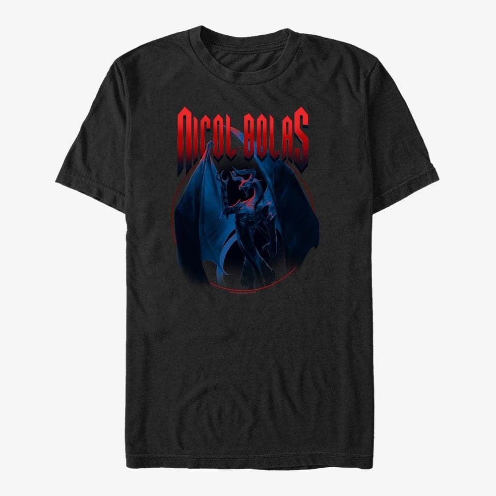 T-shirts Merch Magic: The Gathering - Nicol Bolas Unisex T-Shirt Black