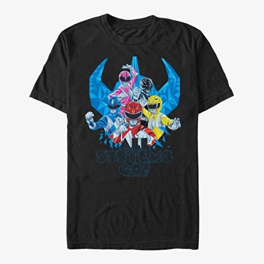 Maglietta Merch Hasbro Vault Power Rangers - Systems Go Unisex T-Shirt Black