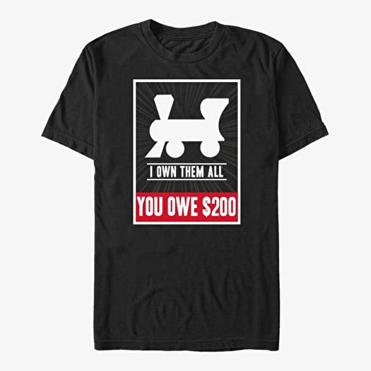 T-shirt Merch Hasbro Monopoly - All the Railroads Unisex T-Shirt Black