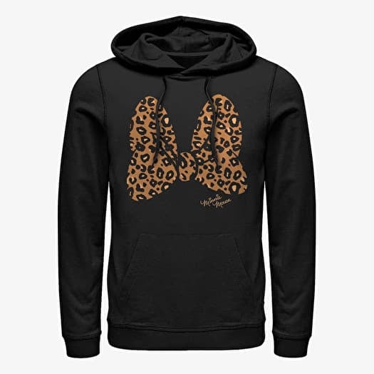 Mikina Merch Disney Classics Mickey Classic - Animal Print Bow Unisex Hoodie Black