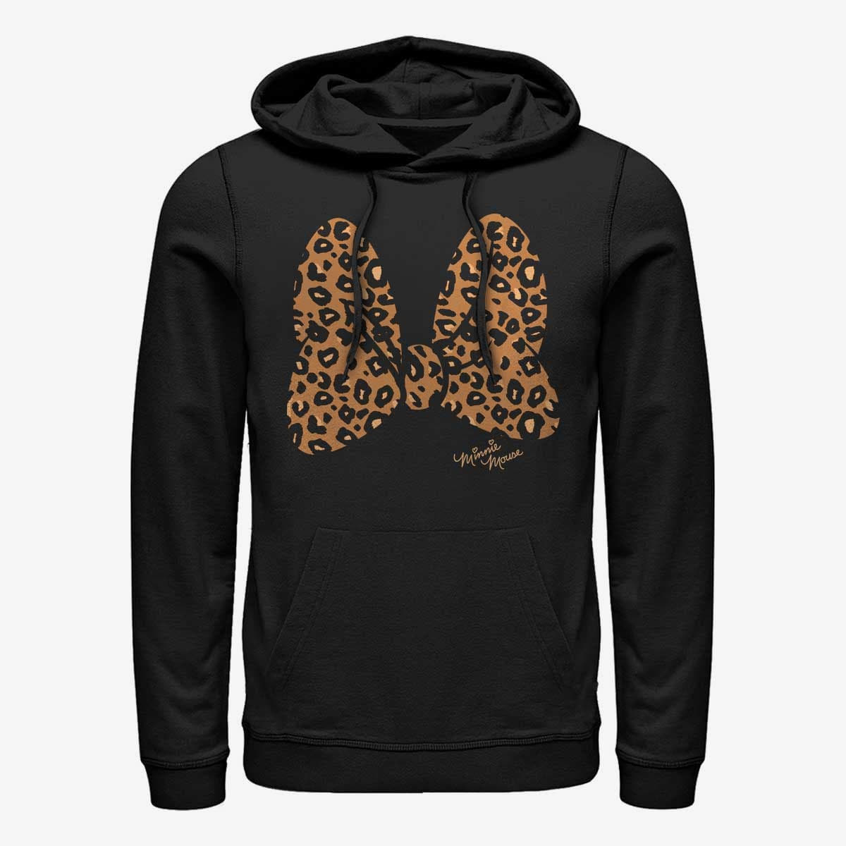 Moletons e blusas de moletom Merch Disney Classics Mickey Classic - Animal Print Bow Unisex Hoodie Black