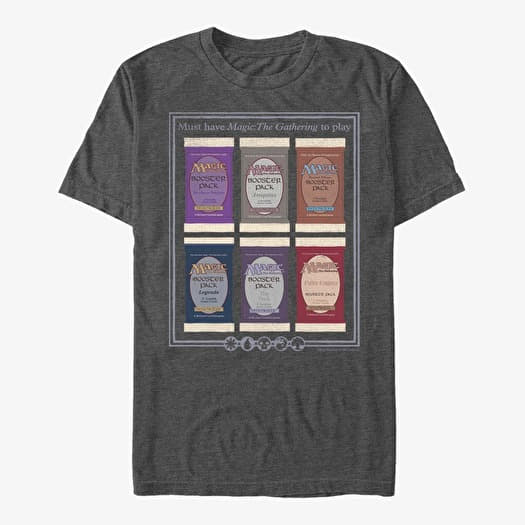 T-shirt Merch Hasbro Magic: The Gathering - Card Packs Unisex T-Shirt Dark Heather Grey