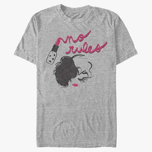 T-shirt Merch Disney Classics DNCA - NO RULES Unisex T-Shirt Heather Grey