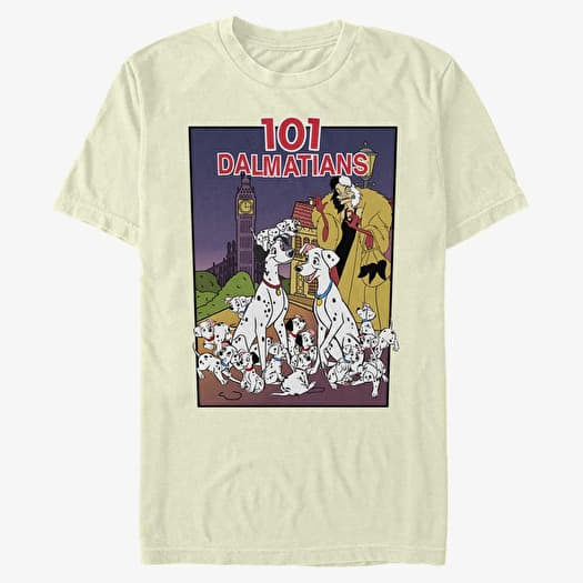 T-shirt Merch Disney Classics 101 Dalmatians - VHS Cover Unisex T-Shirt Natural