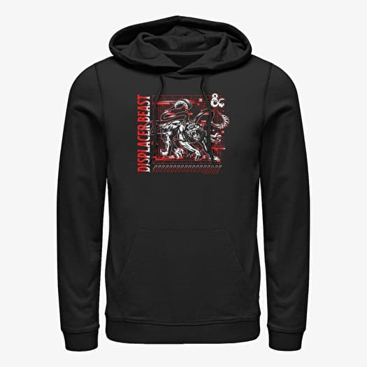 Hanorac Merch Dungeons & Dragons - Displacer Glitch Unisex Hoodie Black