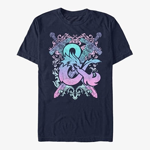 T-shirt Merch Dungeons & Dragons - Pastel Playable Unisex T-Shirt Navy Blue