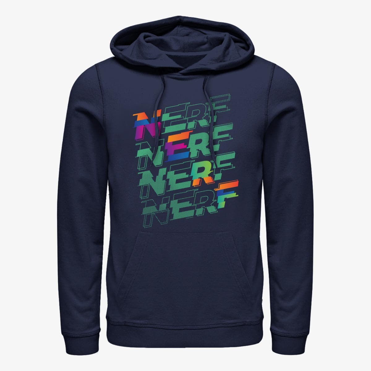 Sweatshirts Merch Hasbro Vault Nerf - Nerf Stack Unisex Hoodie Navy Blue