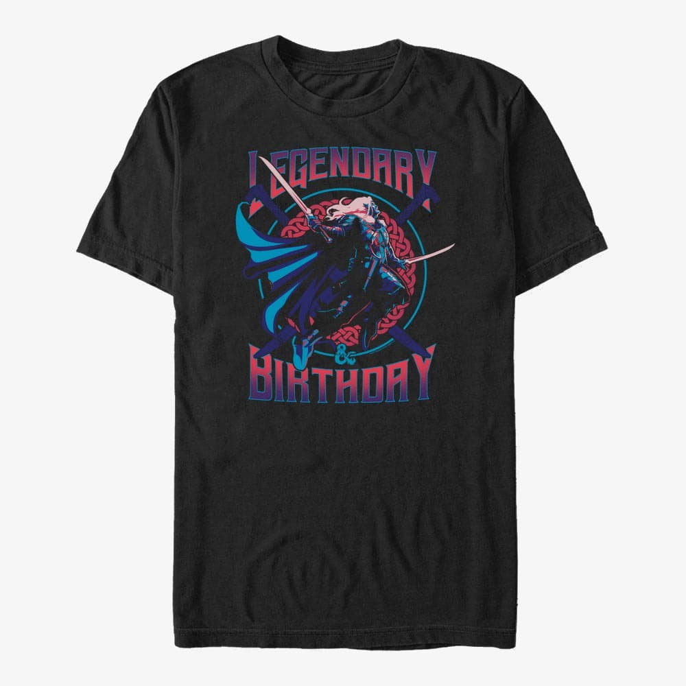 T-Shirts Merch Dungeons & Dragons - Legendary Birthday Unisex T-Shirt Black