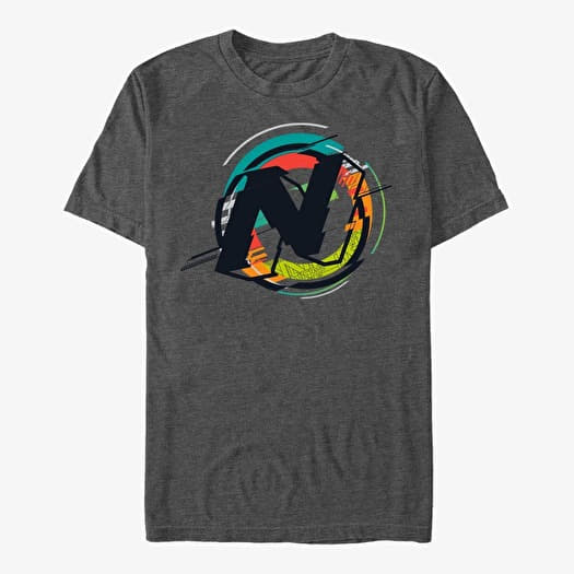T-shirt Merch Hasbro Vault Nerf - Nerf Logo Unisex T-Shirt Dark Heather Grey