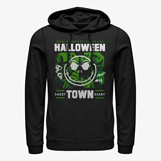 Sweatshirt Merch Disney Classics Nightmare Before Christmas - Halloweentown College Unisex Hoodie Black