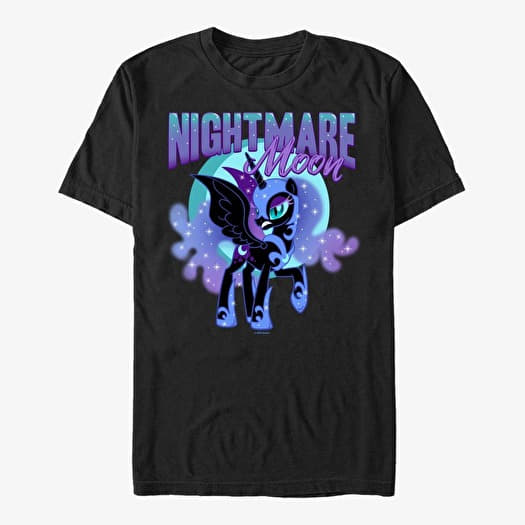T-shirt Merch Hasbro Vault My Little Pony - Nightmare Moon Unisex T-Shirt Black