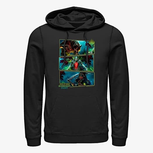 Sweatshirt Merch Magic: The Gathering - Midnight Hunt Panel Unisex Hoodie Black