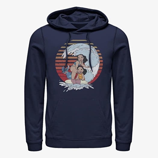 Majica Merch Disney Classics Lilo & Stitch - Groupt Shot Unisex Hoodie Navy Blue