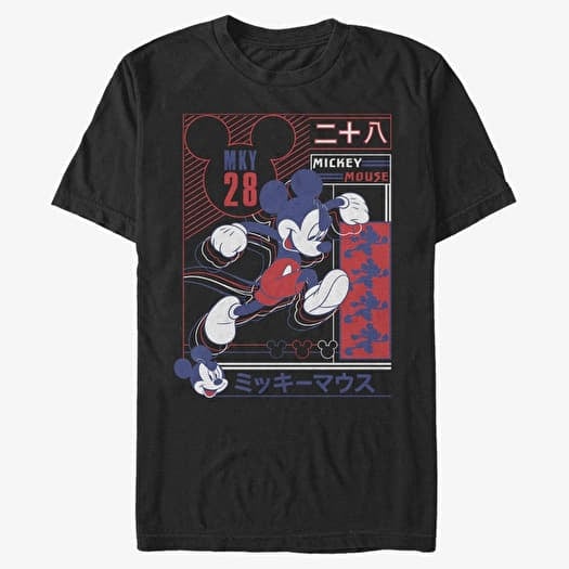 T-shirt Merch Disney Classics Mickey Classic - Sporty Technical Mickey Unisex T-Shirt Black