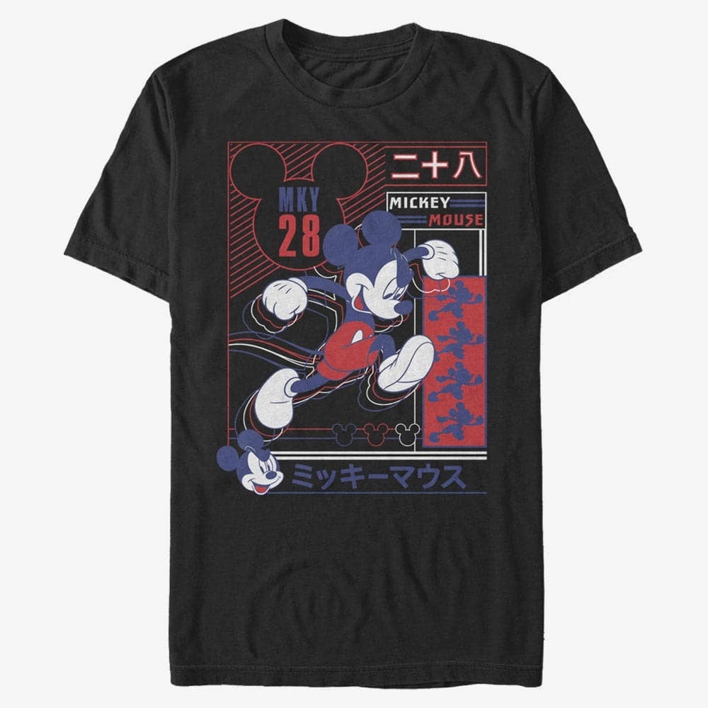 T-shirts Merch Disney Classics Mickey Classic - Sporty Technical Mickey Unisex T-Shirt Black
