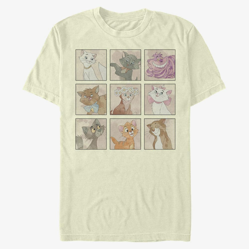 T-Shirts Merch Disney Classics Mickey and Friends - Disney Kitties Unisex T-Shirt Natural