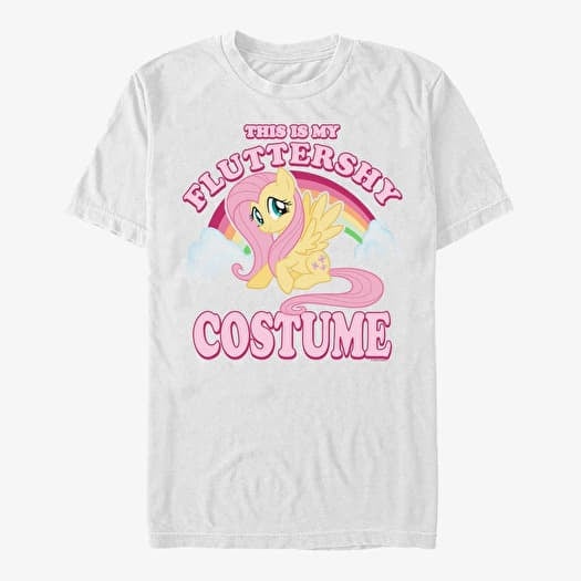 T-shirt Merch Hasbro Vault My Little Pony - Fluttershy Costume Unisex T-Shirt White