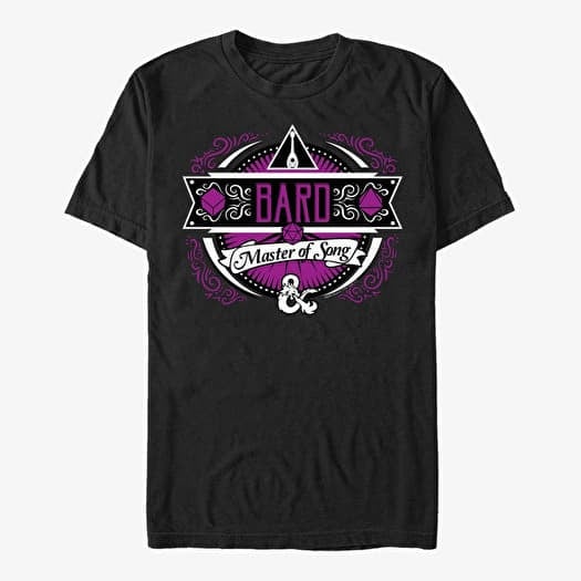 T-shirt Merch Dungeons & Dragons - Bard Label Unisex T-Shirt Black